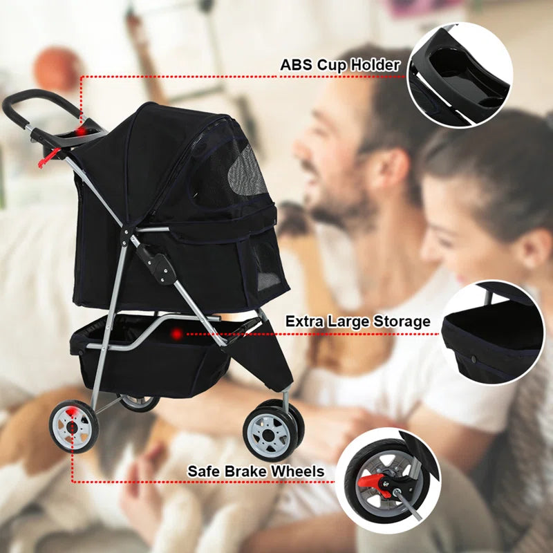 Foldable Pet Stroller