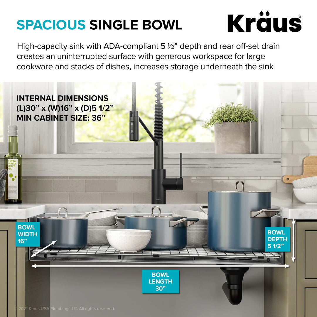 Kore Workstation Undermount Stainless Steel Kitchen Sink