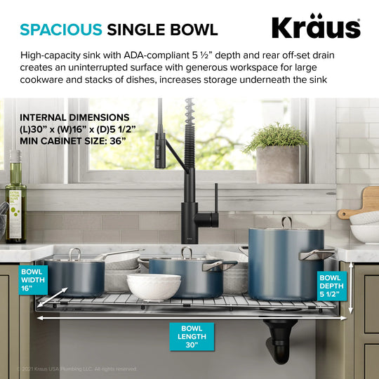 Kore Workstation Undermount Stainless Steel Kitchen Sink
