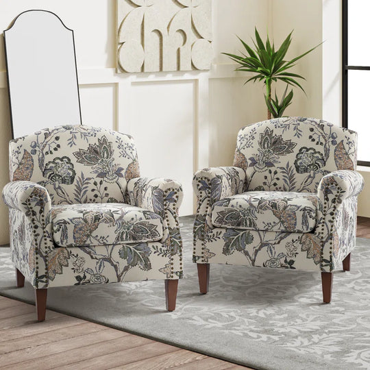 Mooresville Armchair with Nailhead Trims