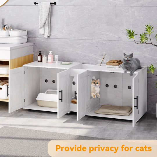 Dyte Medium Density Fiberboard (MDF) Litter Box Enclosure