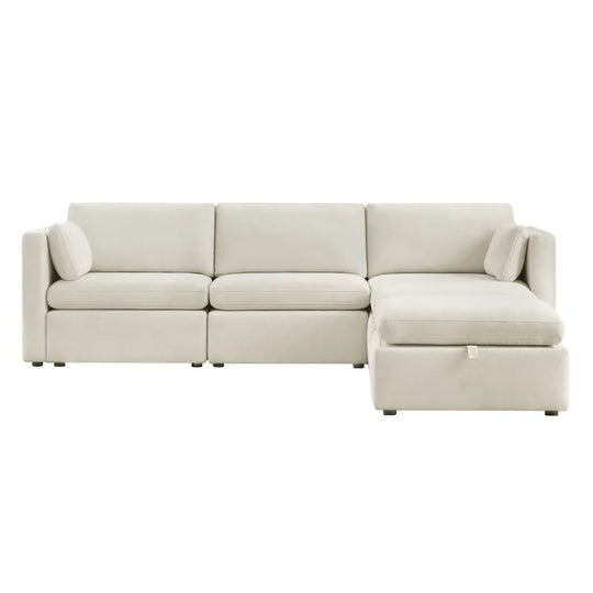 Mia Oversized Modular Sectional Fabric Sofa