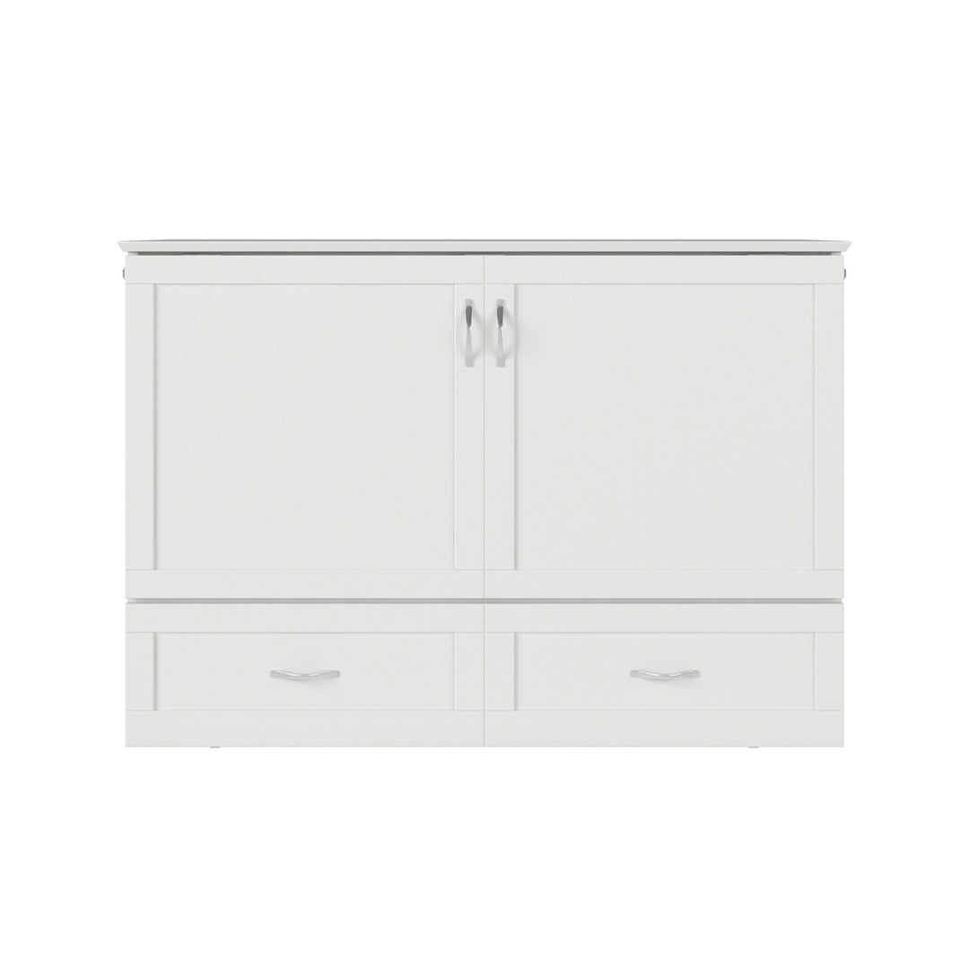Hamilton Murphy Bed Chest with Mattress and Storage Drawer