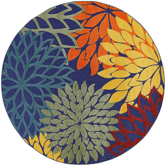 Aloha Floral Modern, Indoor/Outdoor Area Rug