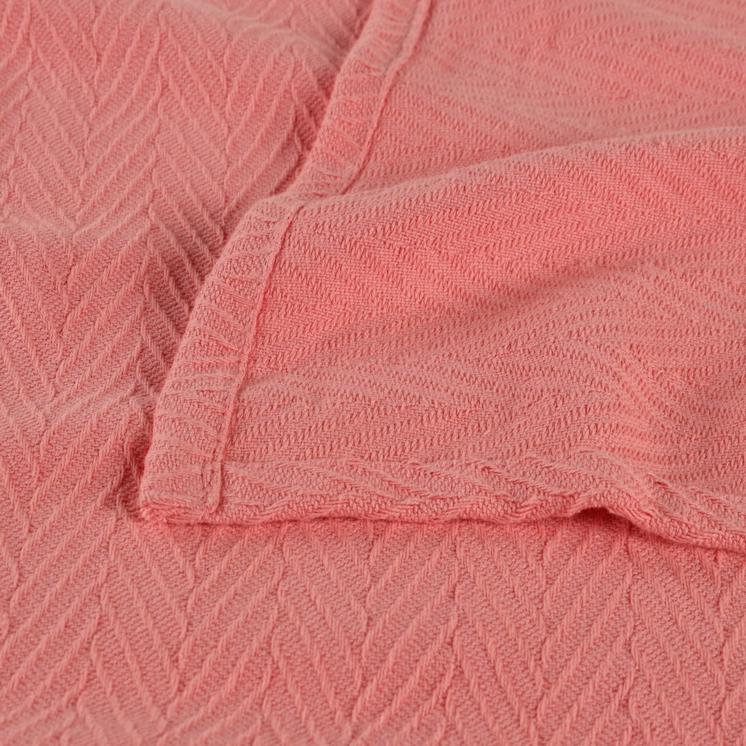 Metro Zig-Zag Chevron All-Season Bedding Cotton Blanket