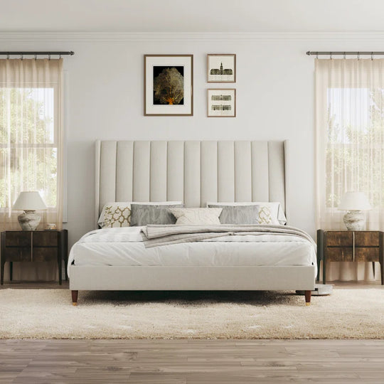 Beauviore Upholstered Platform Bed