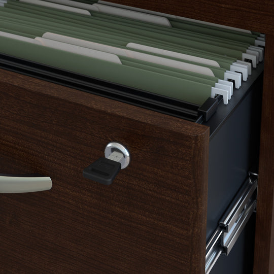 Series C Left Handed L Desk with Drawers by