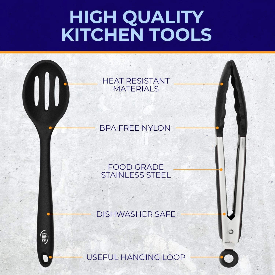 Cooking Utensil Set, 24 Piece Silicone Kitchen Tools