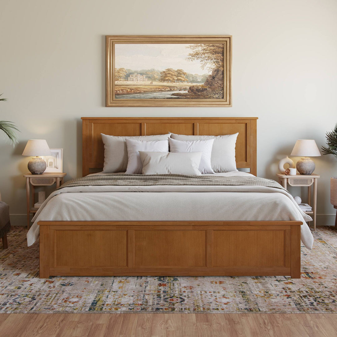 Madison Platform Bed with Matching Footboard & Trundle