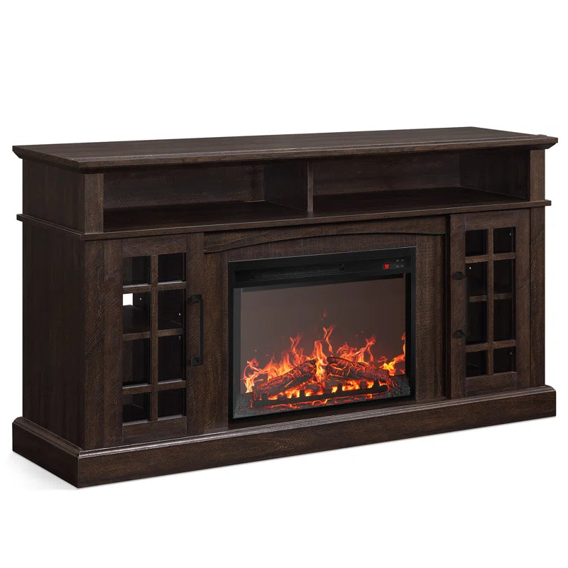 Kehaulani 65" Media Console TV Stands with Electric Fireplace