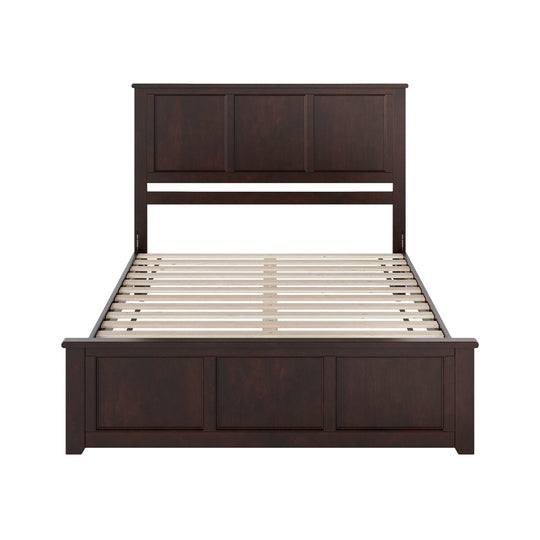 Charlotte Solid Wood Low Profile Platform Bed with Matching Footboard