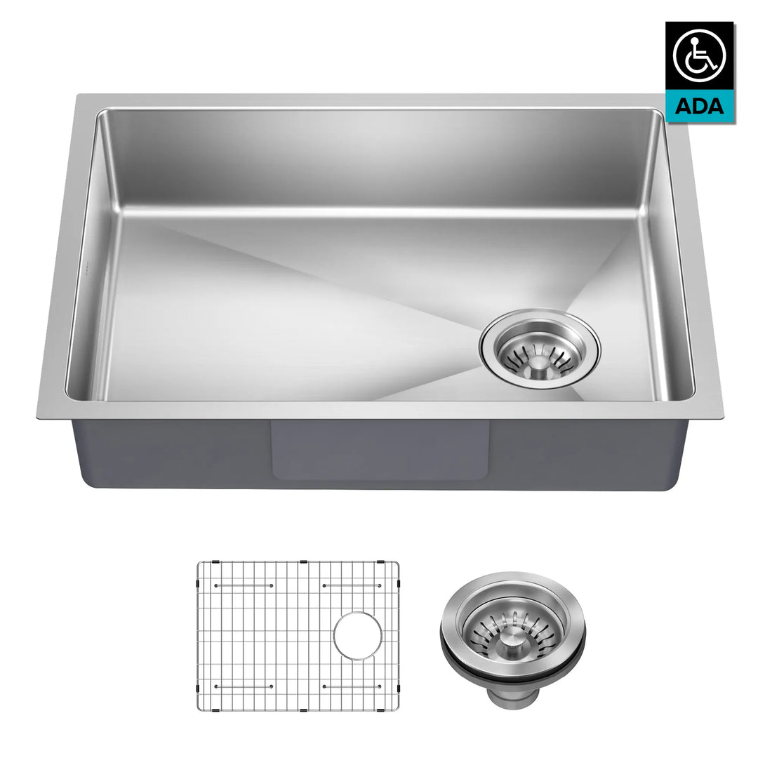 Fairlane Undermount 18 Gauge Stainless Steel Kitchen Sink