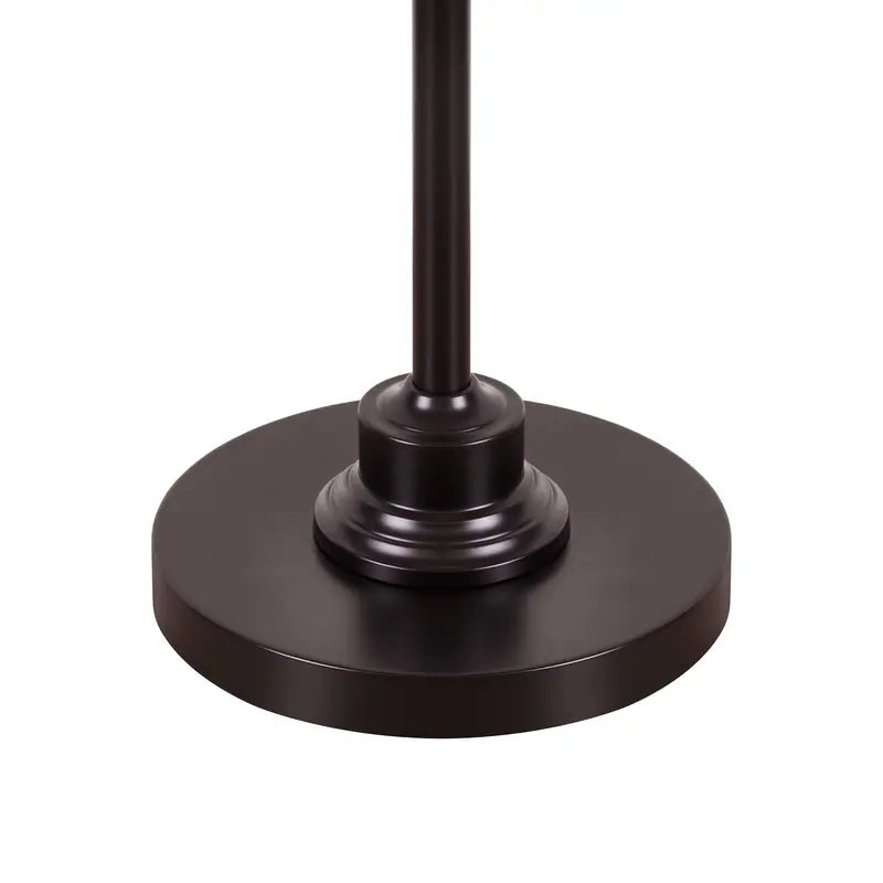 63.5" Standard Adjustable Floor Lamp with Fabric Linen Shade