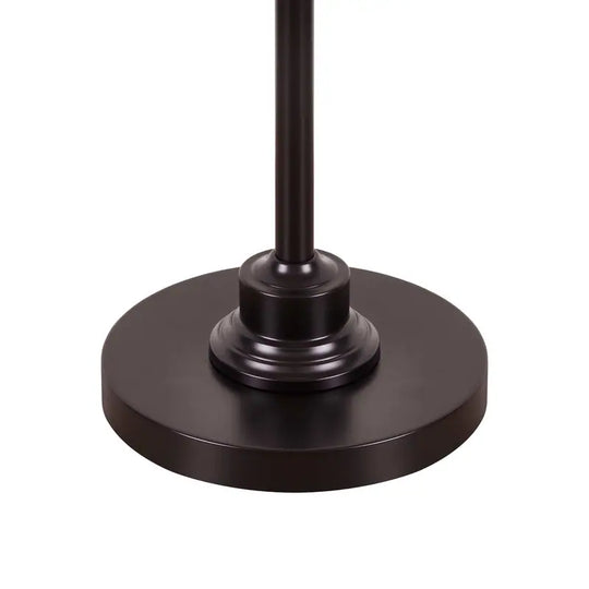 63.5" Standard Adjustable Floor Lamp with Fabric Linen Shade