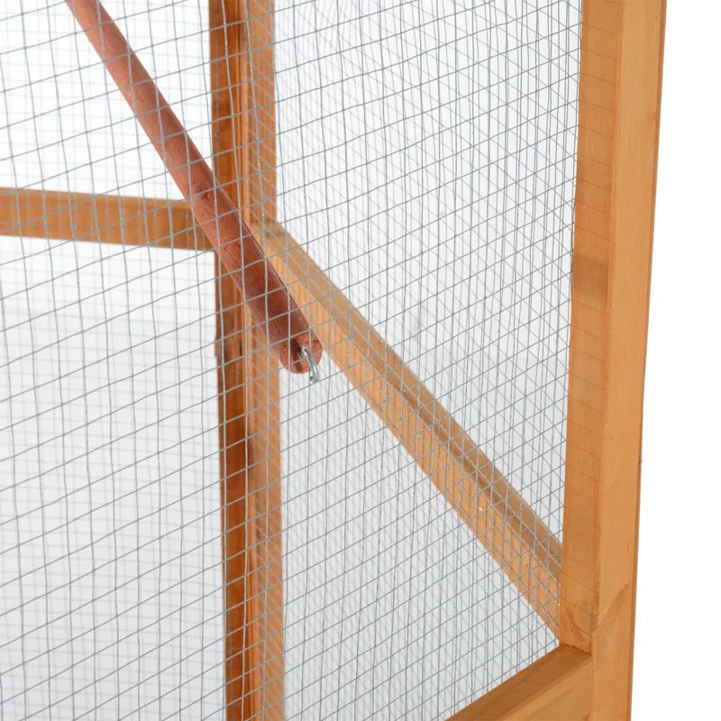 Fielding 65" Pointed Top Flight Cage with Perch