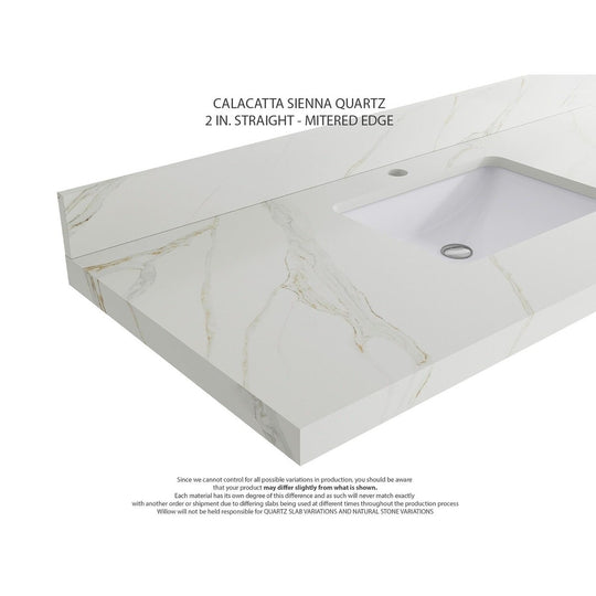 Willow Collection 84 in W X 22 in D X 36 in H Boston Double Bowl Sink Bathroom Vanity with Countertop