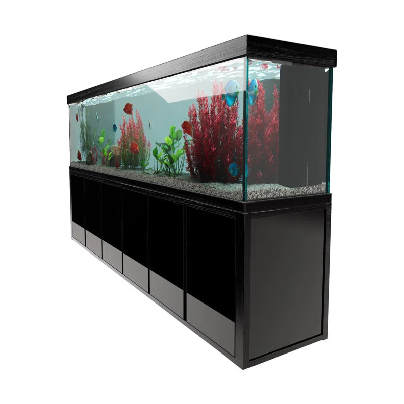 500 Gallon Tempered Glass Aquarium Black