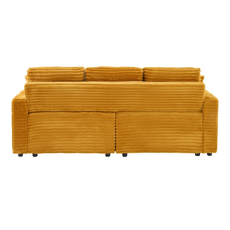 80" Cordylona Sofa, Cup Holder, Ottoman Storage