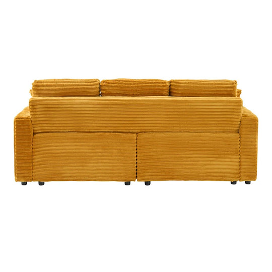 80" Cordylona Sofa, Cup Holder, Ottoman Storage
