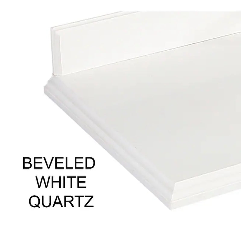 Willow Collection 84 in W X 22 in D X 36 in H Boston Double Bowl Sink Bathroom Vanity with Countertop