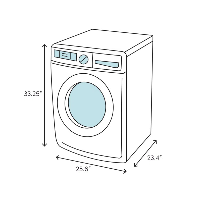 2.4 Cu. Ft. Front Load Washer and 4.1 Cu. Ft. Electric Dryer