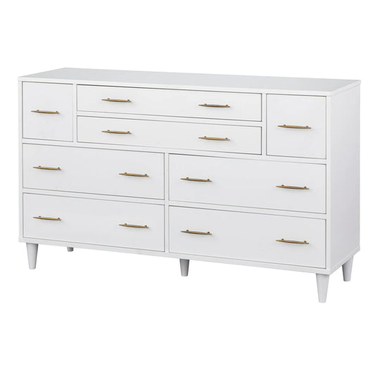 Ana 8-Drawer Mid-Century Modern Dresser