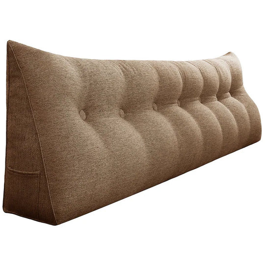 Bed Rest Wedge Reading Pillow Headboard Back Support Cushion