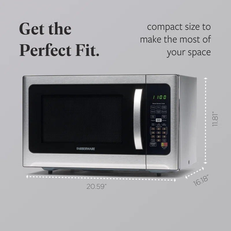 Professional Countertop Microwave Oven, 1.2 Cu. Ft. 1000-Watt, with Sensor Cooking