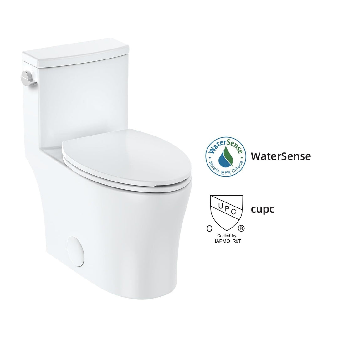Elongated Toilet for Bathrooms - One Toilet 2100