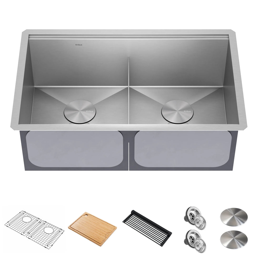 Kore Workstation Undermount Stainless Steel Kitchen Sink