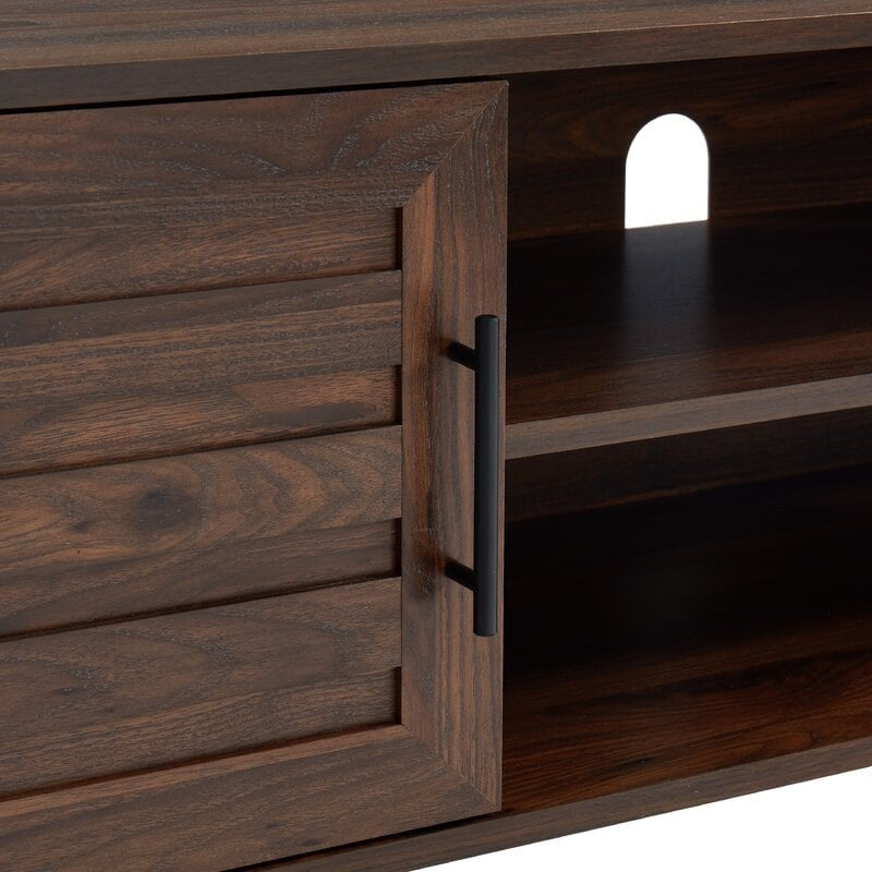 Mid-Century Modern TV Stand for Tvs up to 70" Entertainment Center Media Console - 20.5'' H X 59'' W X 15.5'' D