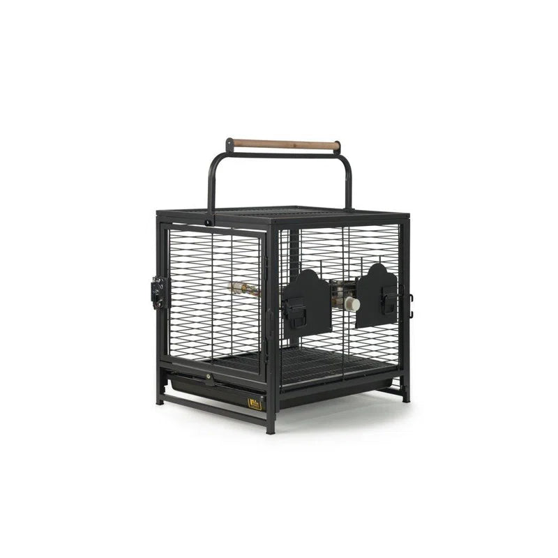Nicki 25'' Steel Play Top Travel Bird Cage with Perch