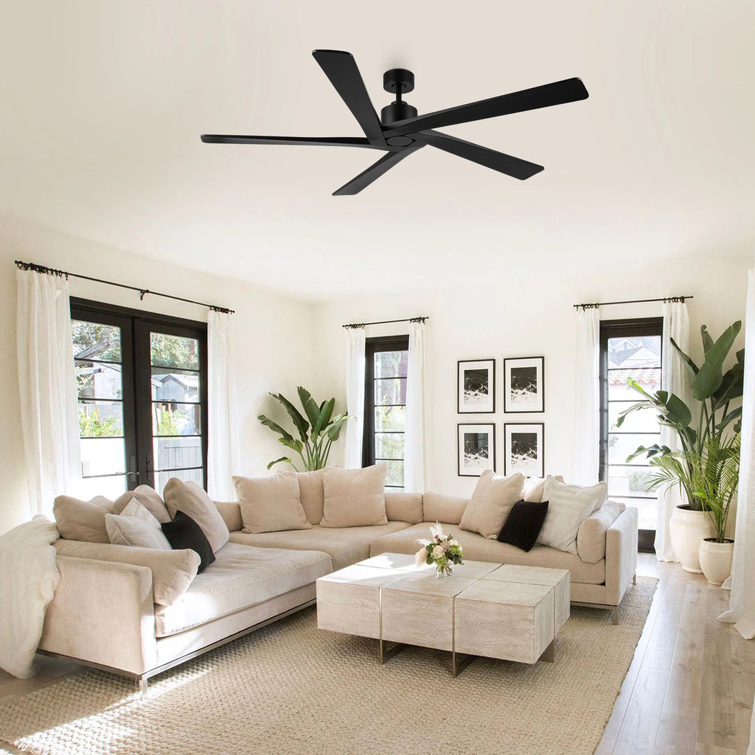 54 Inch DC Motor Indoor Ceiling Fan without Lights