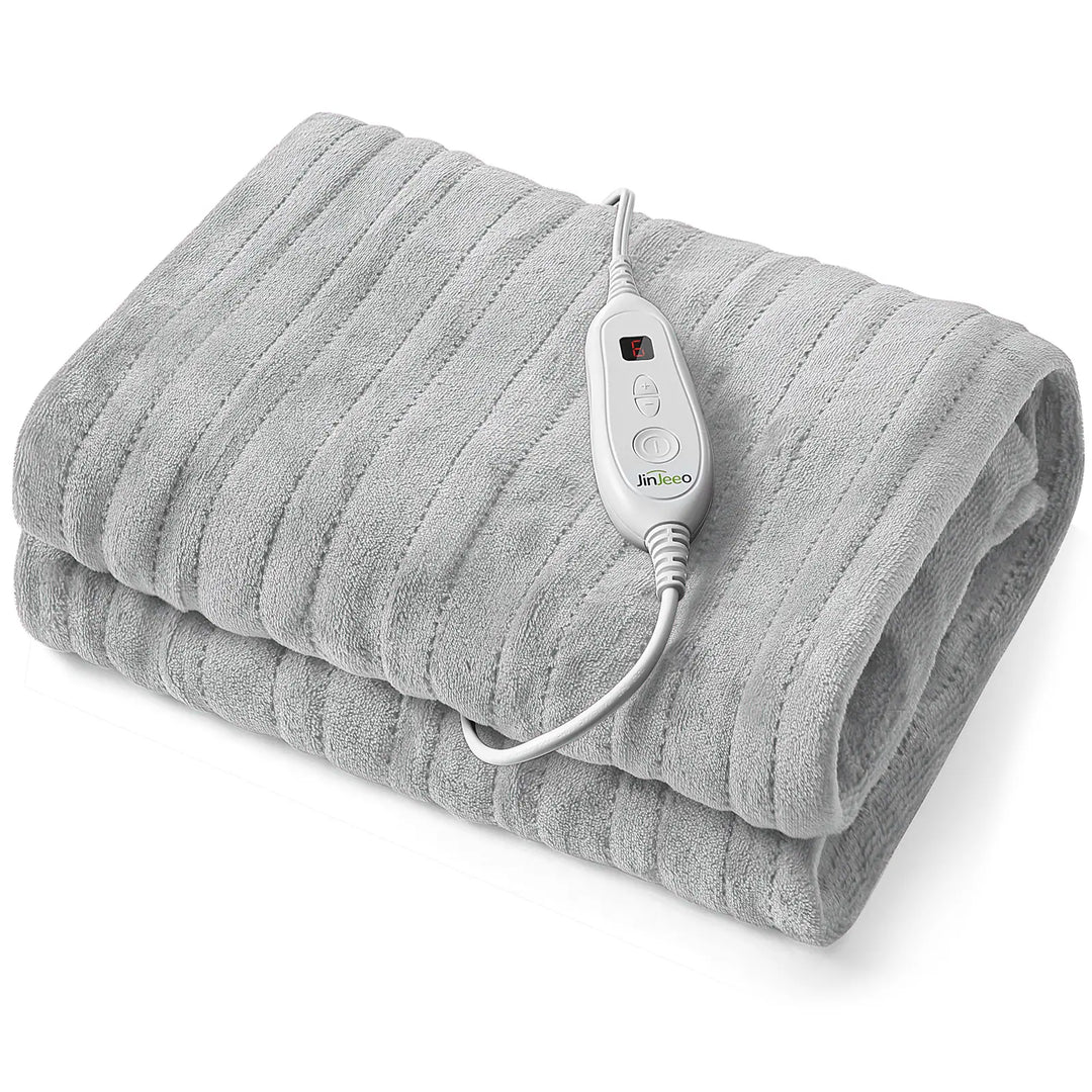Flannel Electric Heated Blanket with Controller