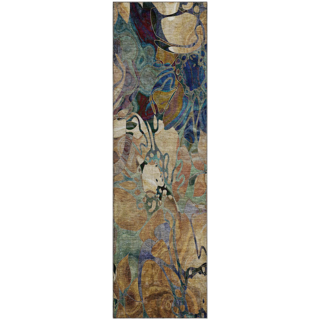 Premium Washable Super Soft Abstract Floral Mayfield Rug