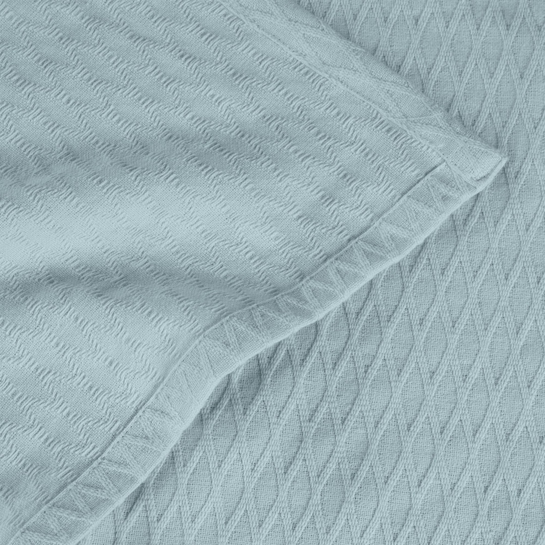 Diamond Weave All-Season Bedding Cotton Blanket