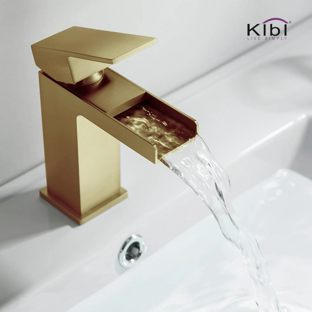 Waterfall Single Handle Bathroom Faucet