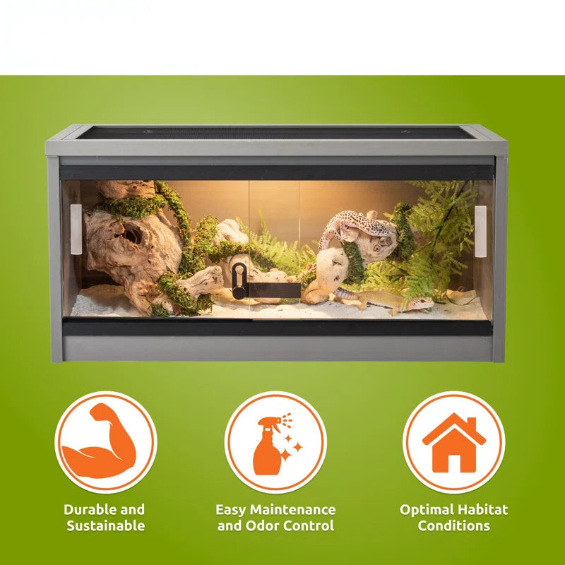Deneishia Large Reptile Lounge Terrarium with Front Access