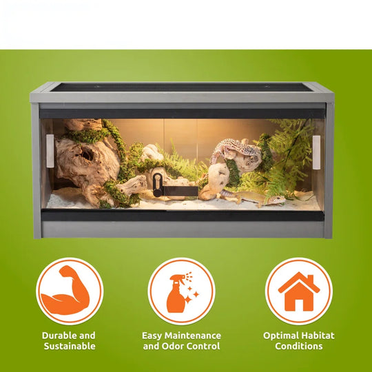 Deneishia Large Reptile Lounge Terrarium with Front Access