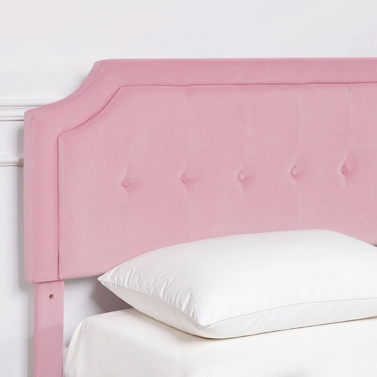 Javlergo Modern Upholstered Bed Frame with Height Adjustable Headboard Heavy-Duty Frame No Box Spring Needed
