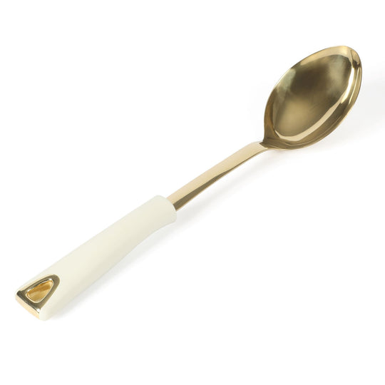 Lockton 5 Linen W/ Gold Stainless Steel & Nylon Kitchen Tool Set
