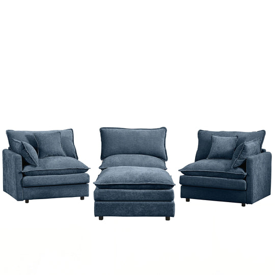 Modular Sectional Sofa, 102 Inch L Shaped Couch Set for Living Room