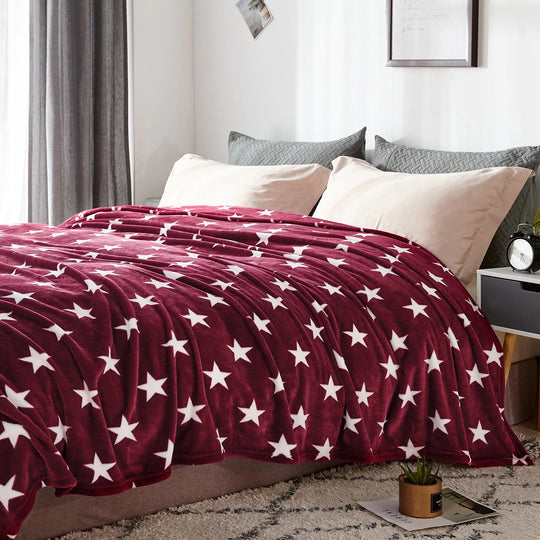 Luxuriously Velvety Plush Blanket Soft Lightweight Blanket