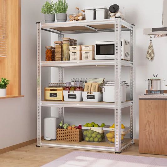 40“W Garage Shelving Unit Adjustable Heavy Duty Storage Shelves, Galvanized