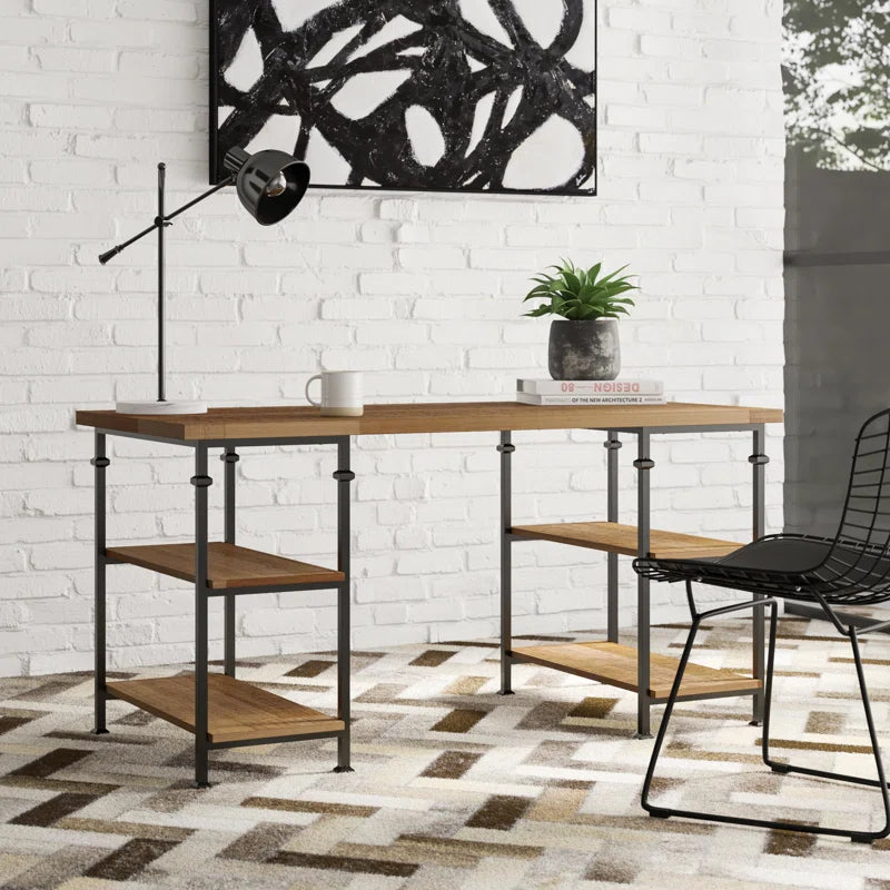 Zona Solid Wood Top Executive Desk