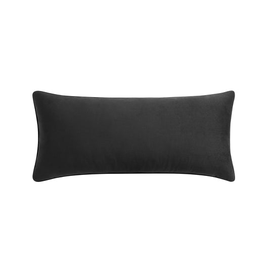 Silver Rhinestone Pillow 16" X 36"