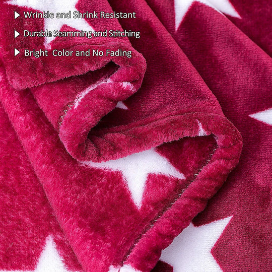 Luxuriously Velvety Plush Blanket Soft Lightweight Blanket