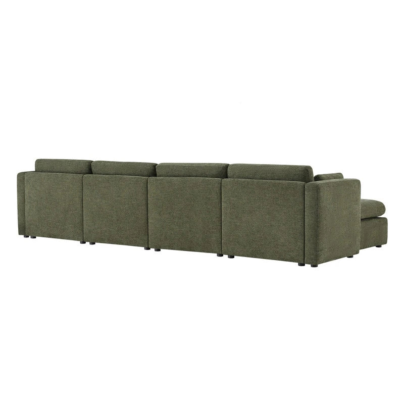 Mia Oversized Modular Sectional Fabric Sofa
