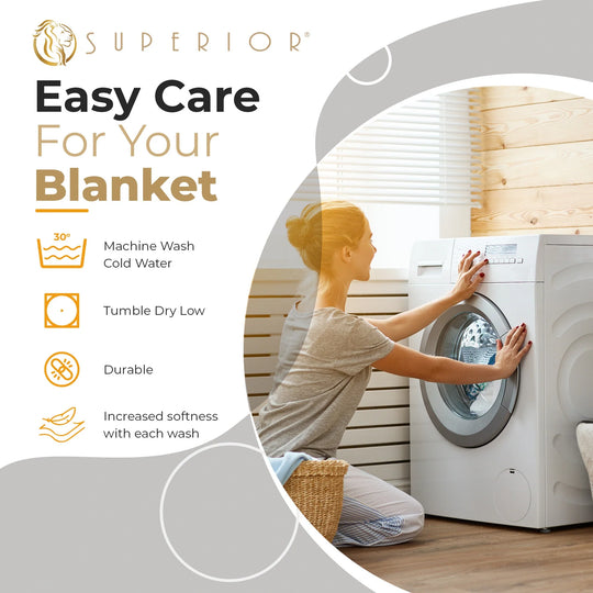 Waffle Weave Honeycomb Knit Soft Cotton Blanket