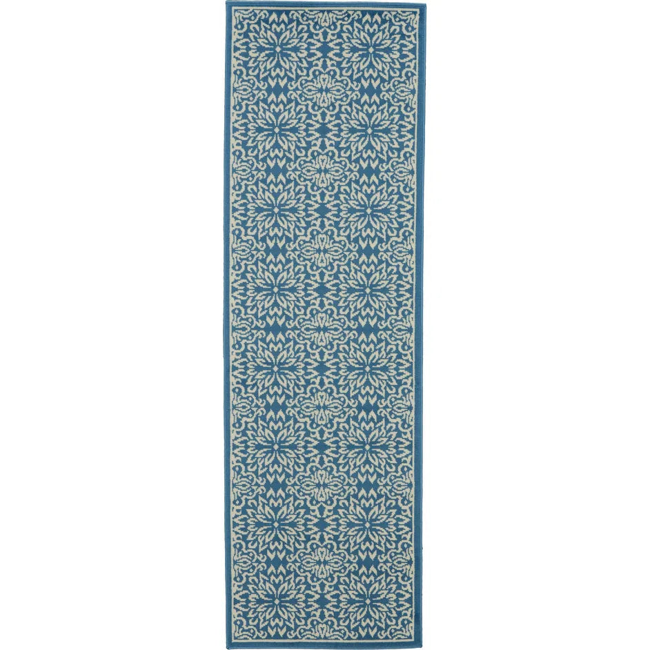 Jubilant Floral Medallion Area Rug